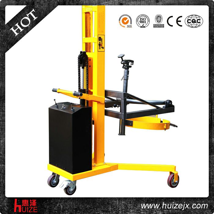 半電動油桶車（直角腿，夾鐵桶翻轉(zhuǎn)）2